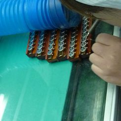 焊接扁平振动马达导线图片