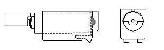 Cylindrical Vibration Motors - COMPRESSION SPRING MOUNT