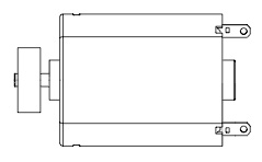 Cylindrical Vibration Motors - SOLDER TERMINALS