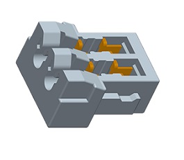 Photo of ACES 50375 series connector for use with vibration motors by Vybronics